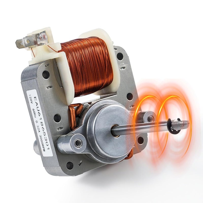 iouxvt EAU61865301 Range Convection Fan Motor Compatible with LG LRE3193ST LRE3085ST LRE3193BM, EAU61865301 AC Fan Blower Motor Replace EAU60722701 2666419 AP5679700 PS7791924 STPD00051624 AC Blower - Image 1